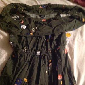 Green dress with flowers never worn from JP